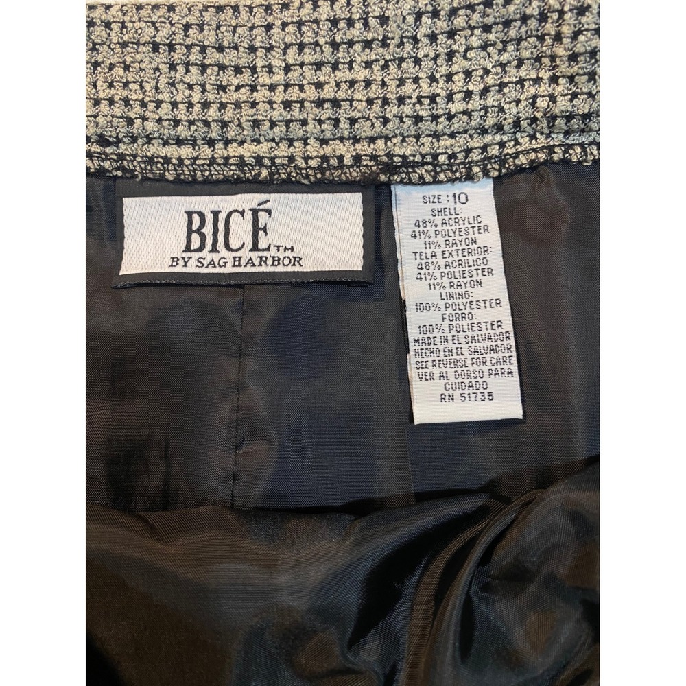 BICÉ by Sag Harbor Womens Skirt Suit Jacket Blazer Pencil Skirt Size 10 Vintage - Picture 14 of 16